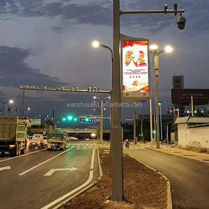 Al Aire Libre Wifi 4G 5G lámpara poste pantalla carretera luz publicidad señalización Digital poste de luz pantalla LED inteligente poste de luz P3.33 P3.8 - Product Image 2