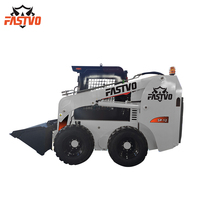FASTVO SP-12 chinois 4 roues motrices nouvelle chargeuse compacte 3600kg avec godet à glissement