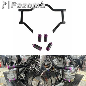 Repose-pieds de moto pour autoroute, barre anti-chute à 2 marches, cage de protection du moteur pour Harley Touring Road King Street Glide Electra Glide <span class=keywords><strong>CVO</strong></span> <span class=keywords><strong>2009</strong></span>+ - Product Image 2