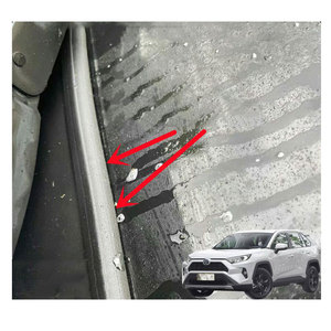 Bande de joint d'étanchéité latérale pour pare-brise avant de voiture, déflecteur de pluie pour Toyota RAV4 <span class=keywords><strong>XA40</strong></span> 2013 2014 2015 2016 2017 2018, accessoires automobiles - Product Image 2