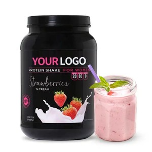 नीम की मांसपेशियों को लाभ मिलता है मट्ठा प्रोटीन पाउडर 80% जिम प्रोटीन शेक पाउडर - Product Image 6