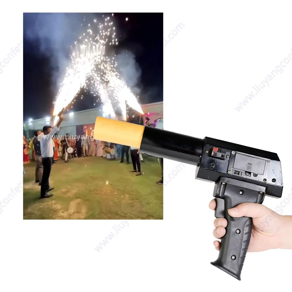 Hand Hold Cold Pyro Gun for Wedding Cold Spark Fountains