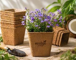 Eco2go-olla de fibra de coco de alta calidad, olla de fibra de coco - Product Image 1