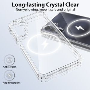 Étui de téléphone portable en gros pour <span class=keywords><strong>Samsung</strong></span> A16 5G, étui transparent <span class=keywords><strong>avec</strong></span> étui magnétique antichoc - Product Image 3