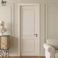 Portes intérieures/extérieures en polymère moderne et en bois massif APT, surface finie imperméable pour usage domestique et commercial