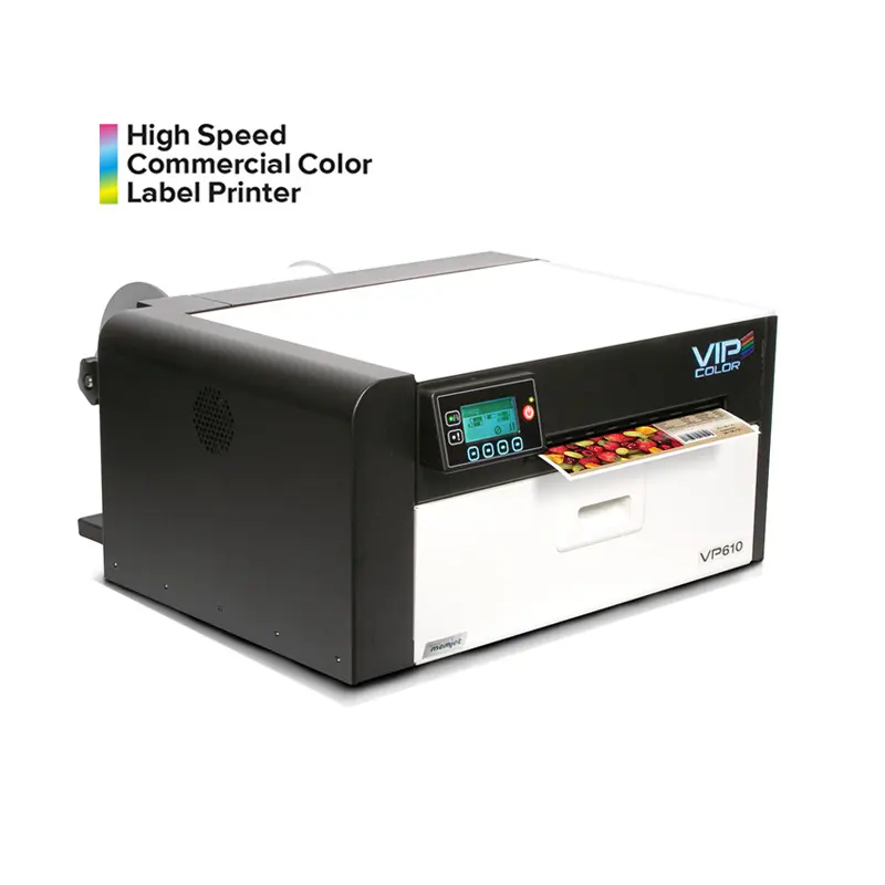 เครื่องพิมพ์ฉลากสีพรีเมี่ยมผู้ผลิต VP610ความเร็วสูงเครื่องพิมพ์ฉลากสีเชิงพาณิชย์ขายส่ง