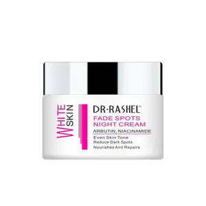 Dr Rashel Skin Care Best Eficaz Eliminación de manchas oscuras Antienvejecimiento Blanqueamiento Cara Crema de noche 50ml