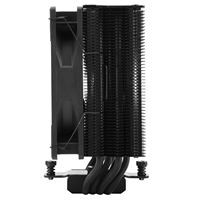 Refroidisseur de processeur Thermalright AS120 EVO DARK, hauteur 156 mm, entièrement noir, 4 caloducs, radiateur à air HDT, compatible AM4 AM5 LGA1700 1851