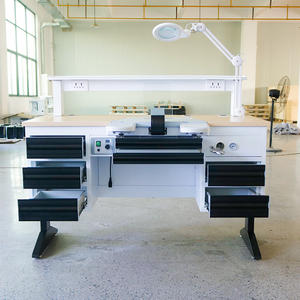 Postazione di Lavoro da Banco per Laboratorio Odontotecnico Personalizzata da 1m a 2m - Product Image 6