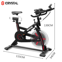 Vélo d'exercice de cardio-training pour salle de sport à domicile SJ-3369-3, prix du vélo de spinning Crystal à vendre