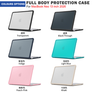 Funda de PC y TPU, Borde Suave de TPU en Todas las Esquinas, Resistente a Arañazos, Carcasa Rígida a Prueba de Golpes <span class=keywords><strong>para</strong></span> <span class=keywords><strong>MacBook</strong></span> Neo A3404 de 13 Pulgadas - Product Image 6