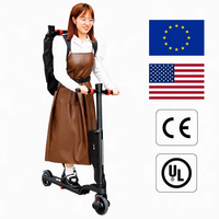 Trottinette électrique pliable HX X6 250W 25KM/H, trottinettes électriques 36V, trottinette électrique 5,5 pouces avec batterie amovible pour adultes