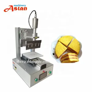 Ultrasonic cake bakery cutting equipment/ cake processing line machine/square round cake cutter machine