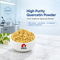 Poudre de Quercétine de Haute Pureté CAS 117-39-5 Issu d'Extrait de Sophora Japonica 95% 98% Certifié HPLC GMP Matière Première en Vrac