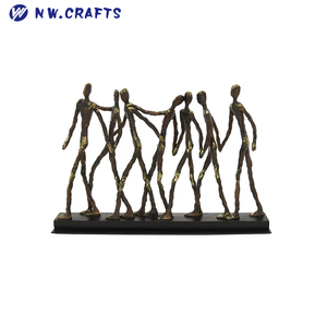 รูปปั้นแบบแอบสแตรกต์รูปครอบครัวทำจากเรซินอากาศตกแต่งโต๊ะศิลปะสมัยใหม่จาก<span class=keywords><strong>แม่</strong></span>และเด็กมาใหม่ - Product Image 5
