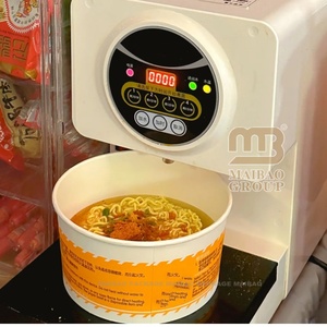 Vente en gros de gobelet rond jetable en papier kraft chauffant, bol à salade en papier avec logo et impression personnalisée et étanche avec couvercle en PE - Product Image 1