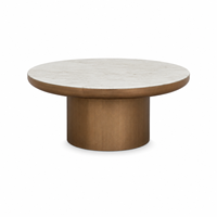 Table basse moderne sur mesure, mobilier d'extérieur durable, plateau en marbre, pour salon, cour, hôtel, parc