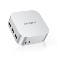 Mini PC para Oficina y Juegos, Intel Alder Lake N100, Win11 Pro, 12GB LPDDR5 RAM, hasta 2T, 2242 NVME PCIE SSD, Personalización de Fábrica
