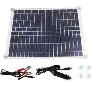 Carregador portátil de painel solar de 25w, energia verde, com saída de 5v e 18v