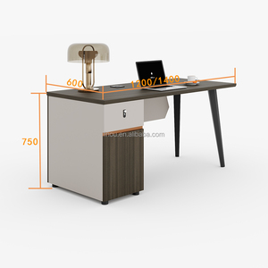 <span class=keywords><strong>Bureau</strong></span> de direction en bois de manguier antique en forme de <span class=keywords><strong>L</strong></span>, design industriel durable LINOU S-104, hauteur réglable, multi-tiroirs - Product Image 6