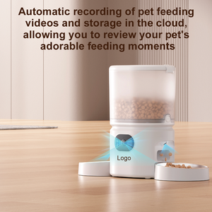 Nouveau produit pré-vente intelligent double bol chat chien mangeoire 3 caméras HD vue à 360 degrés analyse automatique de la santé enregistrement vidéo - Product Image 4