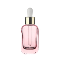 Botol Tetes Kaca Minyak Esensial Serum Kristal Bening Mewah 15ml 30ml 50ml 100ml
