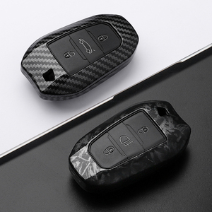 Étui de protection pour clé de voiture en plastique carbone pour Citroën <span class=keywords><strong>C3</strong></span> C5 <span class=keywords><strong>Aircross</strong></span> C4 Picasso pour Peugeot 208 308 508 2008 3008 5008 pour DS DS3 DS7 DS - Product Image 1