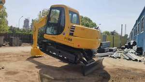 Komatsu รถตักตีนตะขาบใช้ PC60-7 95% 2023 6TON ดั้งเดิมของญี่ปุ่นโมเดลปั๊มกระปุกเกียร์ PLC 0.32M สำหรับ & Video - Product Image 2