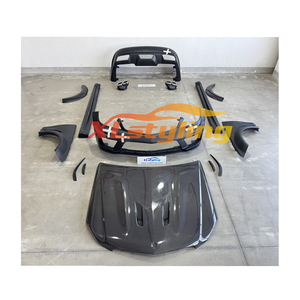 Kit carrosserie XLstyling pour conversion de voiture, pare-chocs avant et arrière en FRP, kit large carrosserie en fibre de carbone pour Benz <span class=keywords><strong>W204</strong></span> <span class=keywords><strong>C63</strong></span> 07-14 - Product Image 1