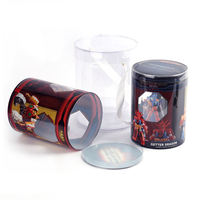 Tube Cylindrique Transparent Personnalisé Écologique en Gros PETG PVC PET Emballage Plastique Clair Rond avec Couvercle