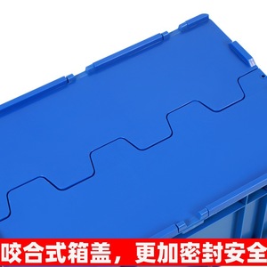 Caja Logística Apilable de Plástico Ouwei con Tapa Abatible, Caja de Transporte Estándar Europeo - Product Image 4