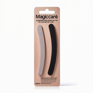Magicare Curve Shape <b>Nail</b> <b>File</b> 80 Grit Professional Buffer For Salon And Self Care - Product Image 3