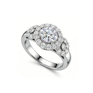 Anillo de Boda Romántico de Oro Sólido de 9K/14K/18K Personalizado con Diamante Cultivado en Laboratorio de 1ct, Certificado IGI, Calidad VVS-VS, Corte Brillante, Anillo de Fiesta - Product Image 1
