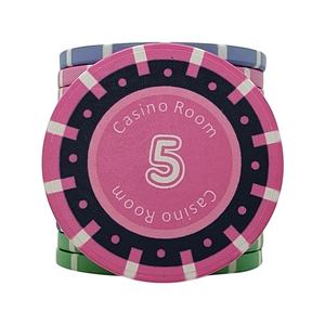 Fichas de póquer de cerámica de 39mm, logotipo personalizado con valor en efectivo, fichas redondas para juego de casino, muestra gratis, diseño gratis, 10g - Product Image 5