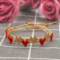 Go2boho Bohème Coeurs Colorés Tissé à la Main Amant Couple Miyuki Perles Bracelet Perlé Bijoux de Mode Bracelets pour Femmes