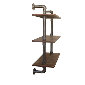3 niveaux Flottant Mural Étagère <span class=keywords><strong>En</strong></span> Bois de Pin Massif Étagères Rustique Vintage Style Industriel étagère murale <span class=keywords><strong>en</strong></span> bois design - Product Image 5