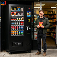 Máquina Expendedora de Bebidas y Aperitivos con Luz UV para Desinfección, Certificada CE/RoHS, Cumple con las Normas Europeas y ADA