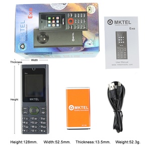 Nuevo Teléfono Celular MKTEL EXO Bar 2G con Teclado Qwerty, Doble SIM, Batería de 800mAh, Radio FM, Pantalla TFT, Cámara, Linterna Eléctrica - Product Image 5