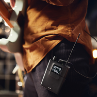 Système de monitoring intra-auriculaire sans fil stéréo XSW IEM SET, contrôle complet de la bande avec modes audio flexibles pour la scène et les répétitions