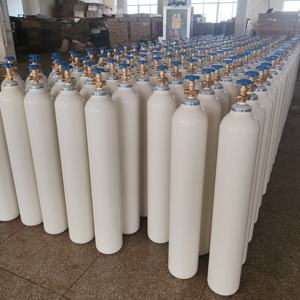 מחיר המפעל 2l 3l 4l 5l 6.7l 8l 10l iso9809 150 בר חמצן/פחמן דו חמצני/חנקן/ארגון/צילינדר עם שסתום - Product Image 1