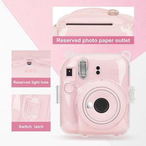 Étui transparent avec poche de rangement <span class=keywords><strong>pour</strong></span> photos et accessoires <span class=keywords><strong>pour</strong></span> Fujifilm <span class=keywords><strong>Instax</strong></span> <span class=keywords><strong>Mini</strong></span> 12 Crystal Camera Housse de protection - Product Image 5