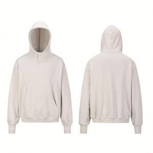 Nouveautés H5552 – Sweats à capuche personnalisés en molleton bouclette 350 g/m² avec design Ninja et demi-masque intégré – Vente en gros - Product Image 5