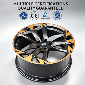 Ruedas FLowtone Nuevas <span class=keywords><strong>de</strong></span> Lujo <span class=keywords><strong>de</strong></span> 20 Pulgadas 5x112 ET38 <span class=keywords><strong>de</strong></span> Aleación Negra para Carreras, Llantas para Autos Mercedes, Audi, Porsche Macan - Product Image 4