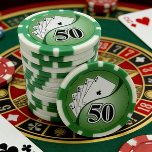 Jetons de poker en <span class=keywords><strong>composite</strong></span> d'argile de qualité supérieure, jetons de casino élégants pour les soirées et événements de casino - Product Image 3