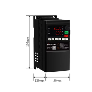 ใหม่และเป็นของแท้ SKI70-1D5G-1 ตัวแปลงความถี่, อินพุตเฟสเดียว, เอาต์พุตสามเฟส 220V, 1.5KW, 7A - Product Image 3