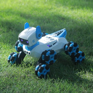 Flytec F01 8-Wheel RC Stunt Robot Dog <b>Toy</b> 2.4GHz Gesture Sensing Light Sound 25m Range Educational Robot - Product Image 2