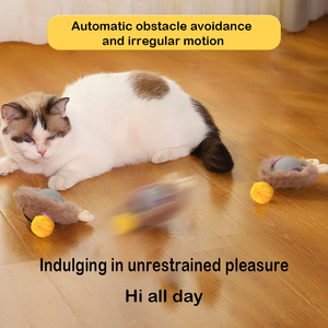 Elektrisch Intelligente Interactieve Kat & Hond Plagen Bal Zelfvermakelijk Huisdier Speelgoed Met Lichte Functie Verlicht Verveling - Product Image 4