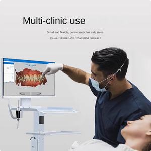 Carrello Moderno in Acciaio per Scanner Ospedaliero, Carrello Mobile Speciale per Clinica Dentale, <span class=keywords><strong>Computer</strong></span> per Impronte Tridimensionali - Product Image 2