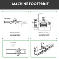 Bcamcnc ATC cnc bois routeur 2130 porte en bois faisant la machine meubles en bois faisant la machine