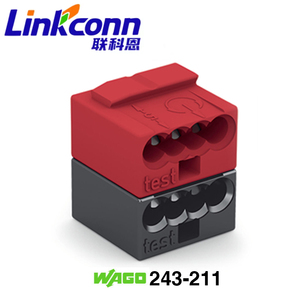   Boîtier de distribution Mirco 243-211, connecteurs de boîte de jonction PCB 2 broches, à raccordement rapide, séparables pour l'automatisation - Product Image 1